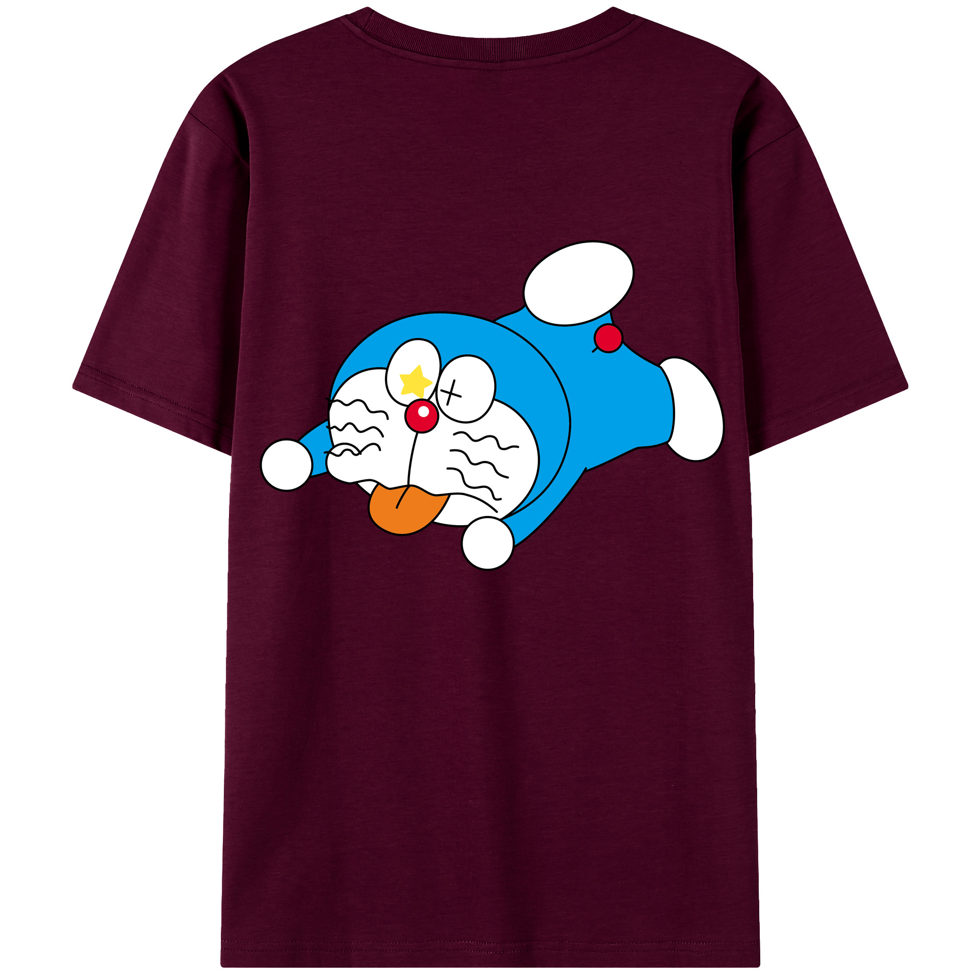 （画像用） ドラえもん Doraemon レディース半袖Tシャツ(バックプリント)
